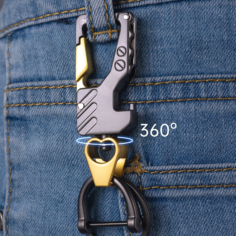 Móc Khóa Đa Năng Kèm Móc Treo Chìa Khóa Tiện Dụng