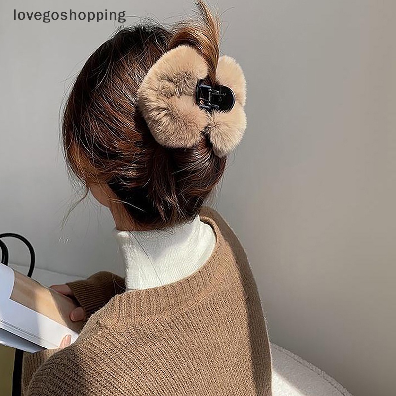 Kẹp Tóc Hình Trái Tim / Cá Mập Cỡ Lớn Đơn Giản Thời Trang Thu Đông vn