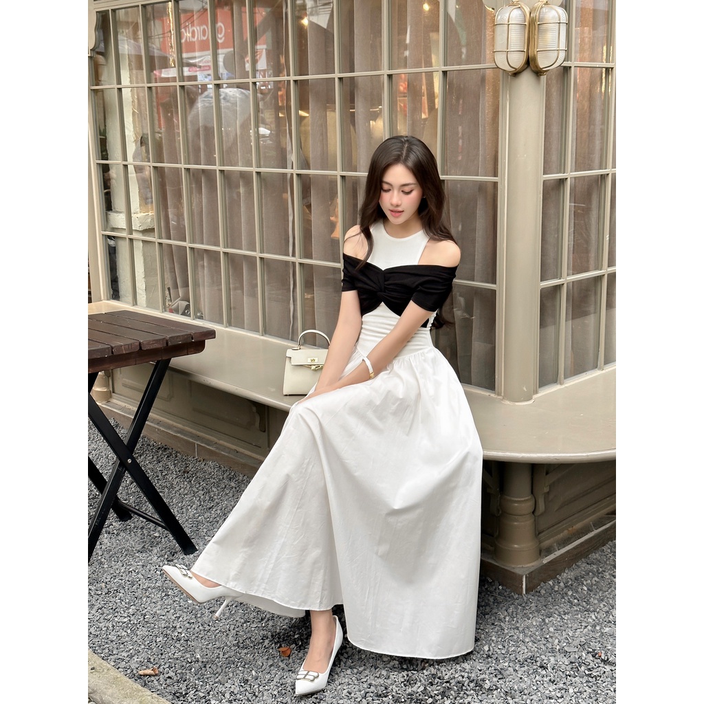 ĐẦM CHÉO NGỰC TÙNG KATE - OB05243