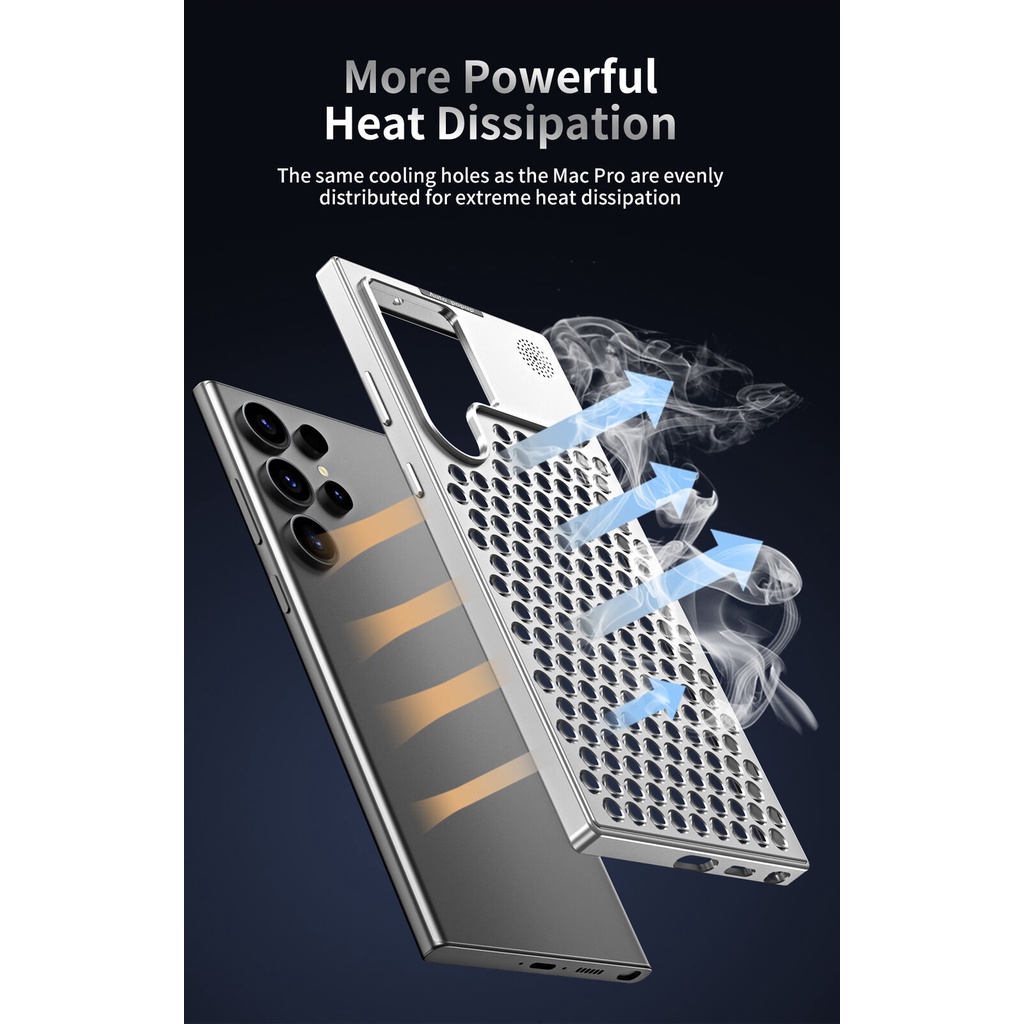 Khóa Tản Nhiệt Cho samsung galaxy s22 s23 ultra