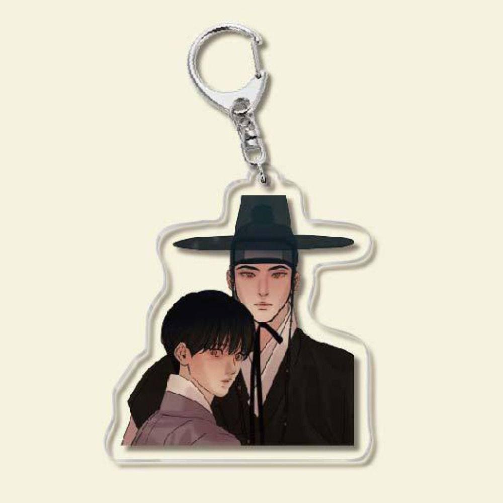 Mmluck Móc Khóa acrylic Hình Nhân Vật Hoạt Hình anime bl Mangaa Hàn Quốc bl Phụ Kiện Túi Xách
