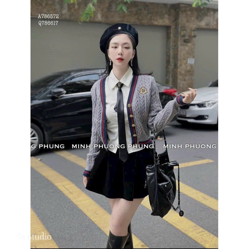 Áo khoác candigan len