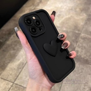 Ốp Điện Thoại Mềm Họa Tiết Trái Tim 3d diy Cho iphone 15 14 13 12 11 pro max x xr xs max 7 8 plus se2020