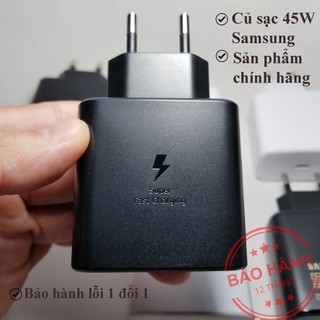 Sạc nhanh samsung 45w Galaxy Note 10 Plus Note 20 S20 Ultra Note 10 Plus