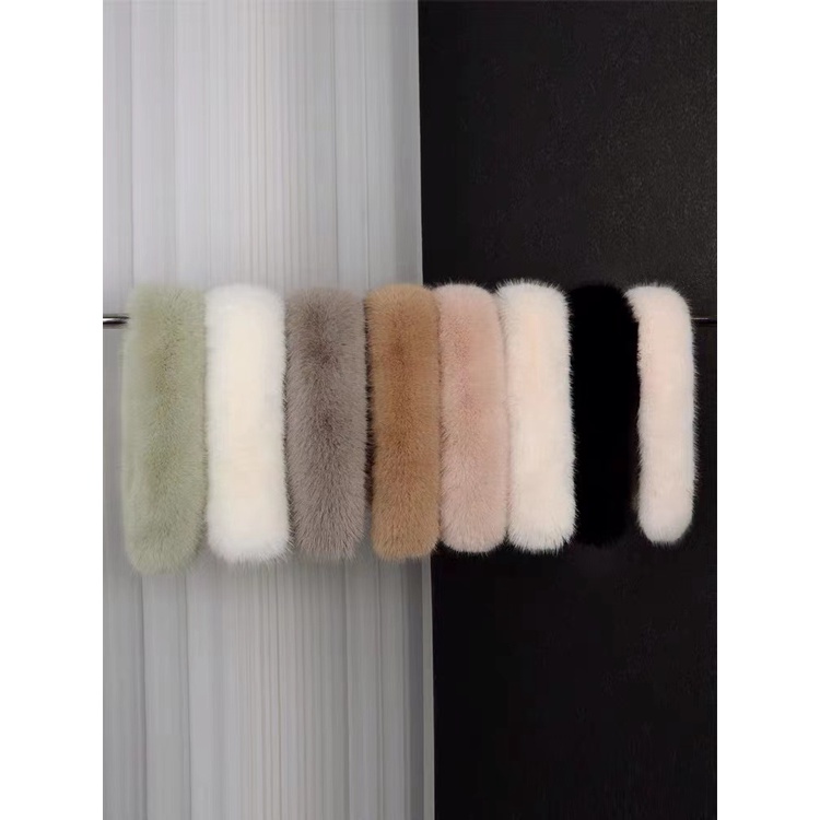 Khăn Choàng Cổ Bằng Lông Cáo Nhân Tạo Dày Hai Mặt Thời Trang Mùa Đông Cho Nữ