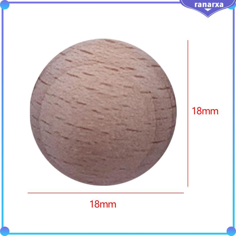 Set 10 Hạt Gỗ Tròn 1.8cm Làm Trang Sức