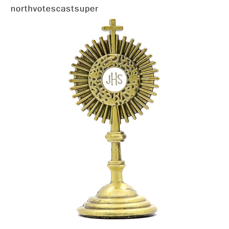 Northvotescastsuper Tượng Công giáo christian Tượng Thánh Giá Vàng Chúa jesus Holmum Trang Trí Bàn Làm Việc nvcs