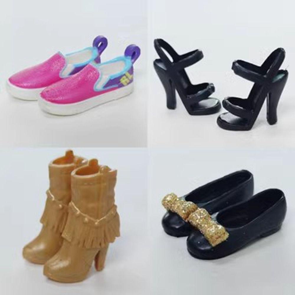 Giày Cao Gót 10 Kiểu Xinh Xắn Cho Búp Bê 1 / 6 30cm