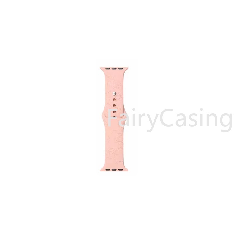 Dây Đeo Đồng Hồ Bằng silicone Cho apple watch ultra 2 49mm 44mm 40mm 45mm 41mm 42mm 38mm iwatch series 9 8 7 se 6 5 4 3 2 1