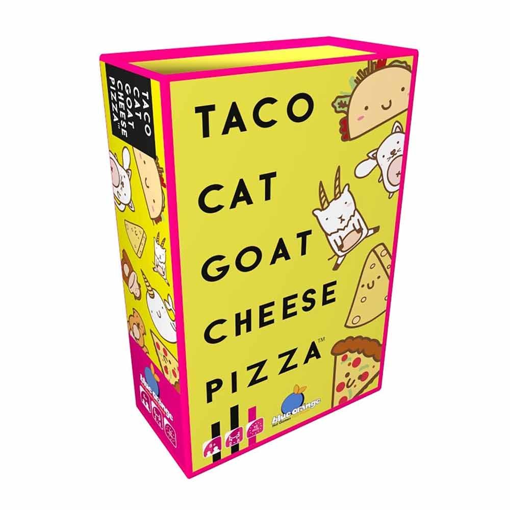 Taco Cat Goat Cheese Pizza Game Card