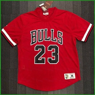Áo Thun Thể Thao Tay Ngắn In Hình nba jersey Chicago Bulls jordan Cổ Điển