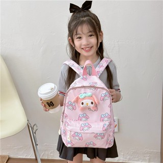 Phim hoạt hình mới trường mẫu giáo túi sách dễ thương trẻ em kuromi quế cuộn Pochacco giai điệu túi xách nhẹ nylon ba lô cho bé trai cô gái thời trang ba lô