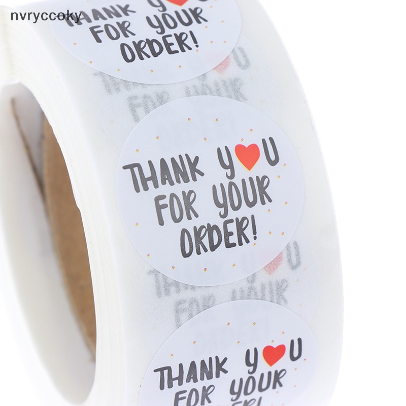 Cuộn 500 Nhãn Dán Tròn thank you for your order