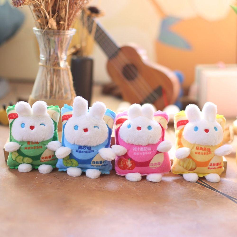 Bliss Móc Khóa Thỏ Khoai Tây Chiên Nhồi Bông pp Mềm Hóa Trang Nhân Vật Hoạt Hình kirby Kito Chipato Chipato