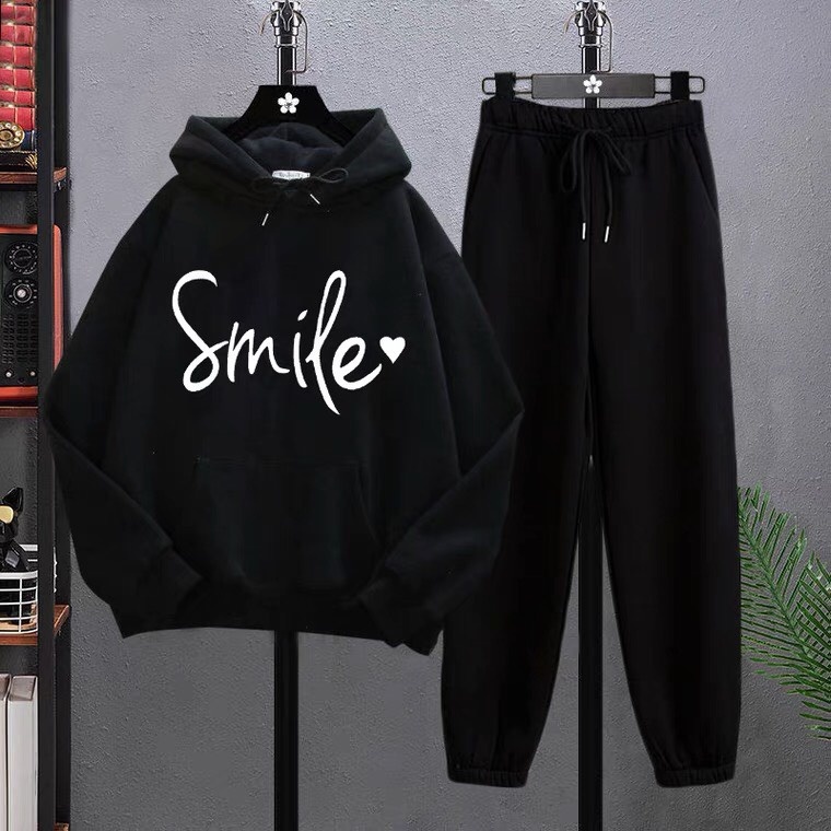 Sét Áo hoodie Slime + quần Bom, Áo nỉ chất đẹp không xù, rộng rãi thoải mái mặc ở nhà và mặc đi chơi - DVGIT