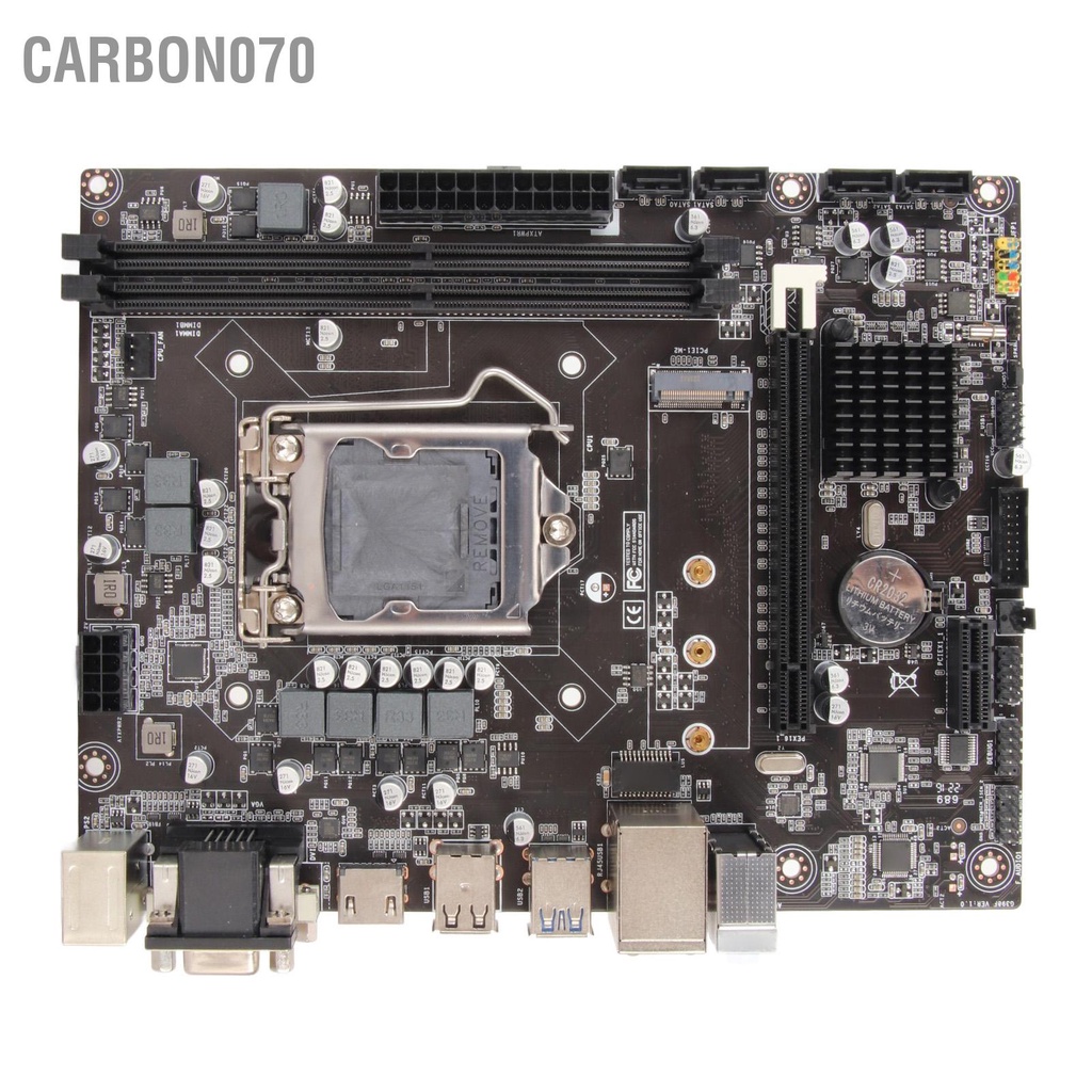 Carbon070 Bo mạch chủ H310 LGA 1151 hỗ trợ thế hệ thứ 8 9 cho Lvy Bridge bo Intel Core LGA1151 Micro ATX DDR4