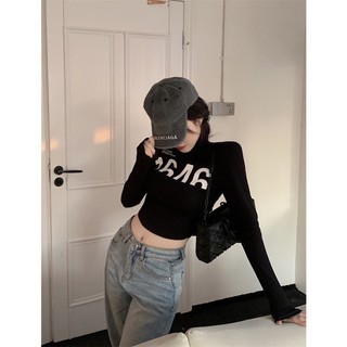 Cổ Lọ Statement - Áo Thun Phong Cách In Chữ Hiện Đại TTSLC0039