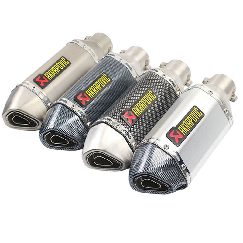Ống giảm thanh xe máy đa năng đầu vào 51MM với bộ chuyển đổi DB Killer với bộ chuyển đổi 38-51MM