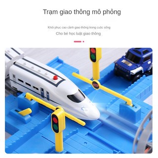 Đường Ray Xe Lửa Đồ Chơi Tốc Độ Cao Cho Bé