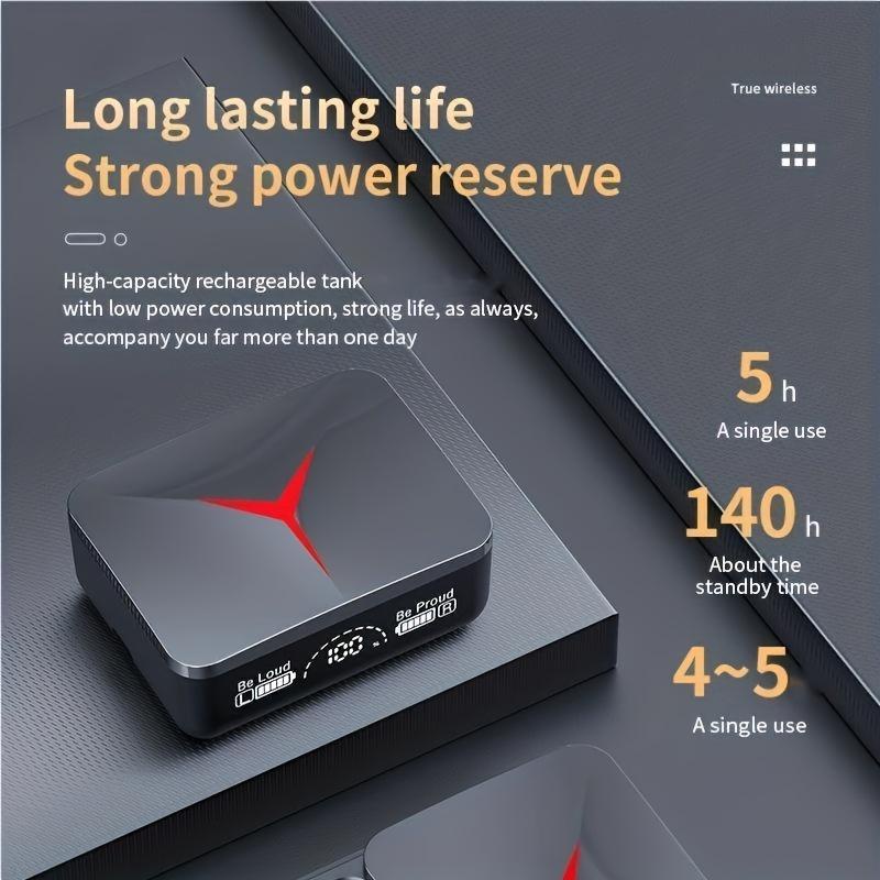 Senbenbao Tai Nghe Bluetooth 5.2 Không Dây Chống Nước ipx5 tws m90 pro Màn Hình led Kỹ Thuật Số
