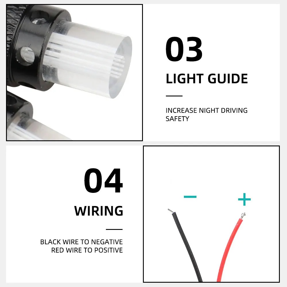 Set 2 Đèn Pha Siêu Sáng Hình Mắt Đại Bàng rgb Cho Xe Mô Tô ryt