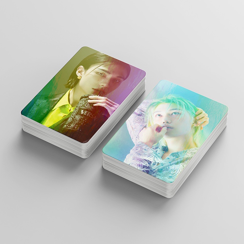 Dyh Hộp 55 Tấm Ảnh lomo card Nhóm Nhạc kpop stray day