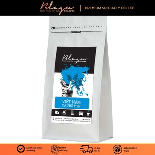 Cà Phê Blagu Hạt Đã Rang Pha Phin Việt Nam |  Cà Phê Hạt Rang Xay Nguyên Chất Pha Máy Espresso | Medium Dark 500g