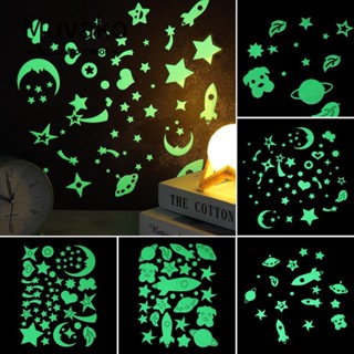 Muvako Miếng Dán Trần Nhà Hình Ngôi Sao / Trái Tim Màu Dạ Quang Phát Sáng Trong Bóng Tối