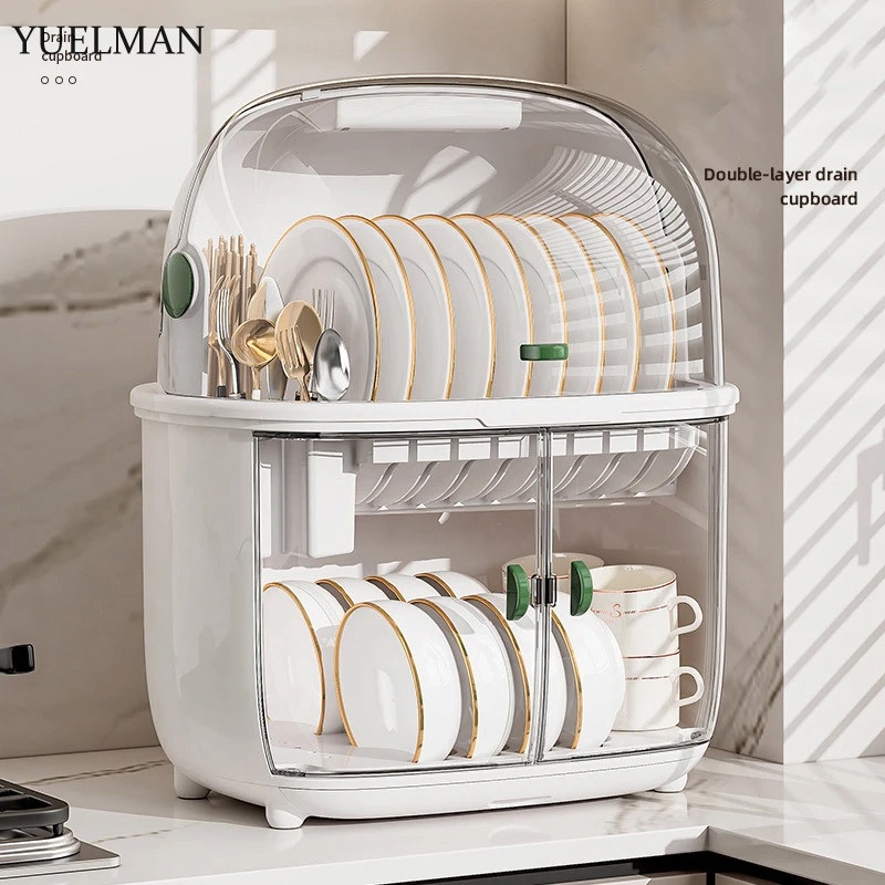 Yuelman Tấm Úp Chén Có Nắp Đậy Tiện Lợi Dành Cho Nhà Bếp