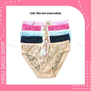 Quần lót ren nữ cao cấp sexy thoáng mát freesize dưới 65kg giao màu ngẫu nhiên