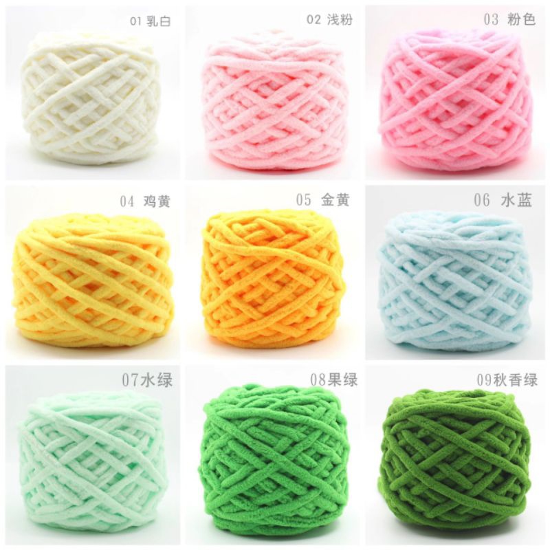 Len nhung đũa 100g đủ màu