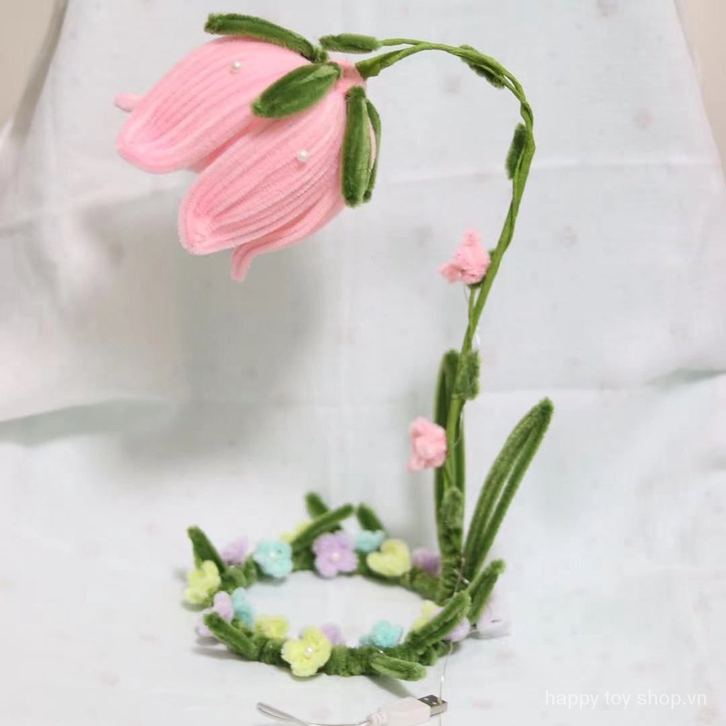 Lily of the valley Lồng Đèn Xoắn Làm Thủ Công diy Làm Quà Tặng Sinh Nhật Bạn Gái Sáng Tạo Trang Trí