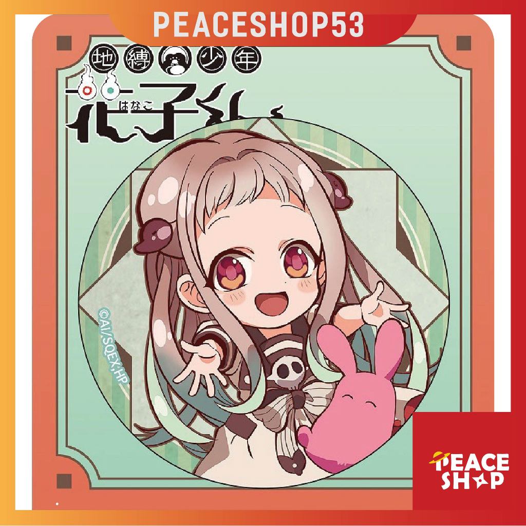 Huy hiệu Jibaku Shounen Hanako-kun Phụ Kiện Anime Manga Game Toilet-Bound Hanako-kun HH64