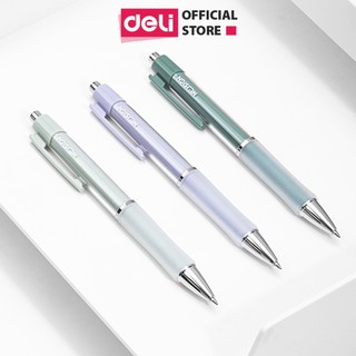 Bút Bi Dạng Gel Mực Đen Cao Cấp Ngòi 0.5mm BST Nusign Deli - NS645