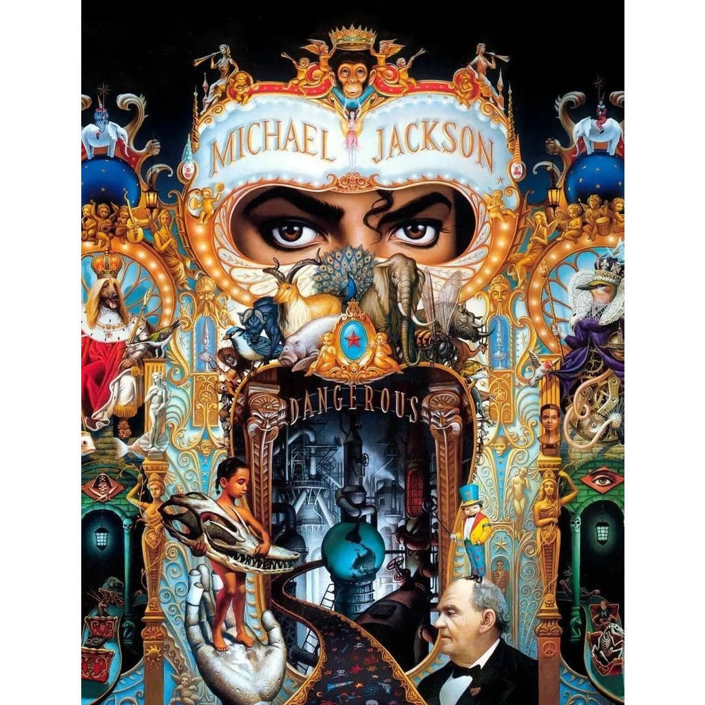 Michael Jackson Phim nghệ thuật nguy hiểm In lụa Poster Trang trí tường nhà 1219