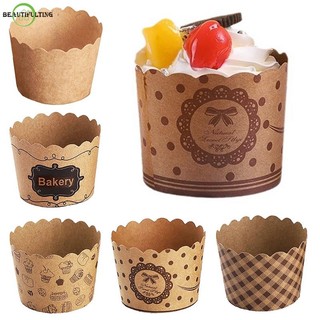 Set 50 Cốc Giấy Làm Bánh cupcake Chống Dầu