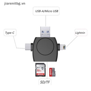 Đầu Đọc Thẻ Nhớ TF SD 4 Trong 1 Cho IPhone IPad Android
