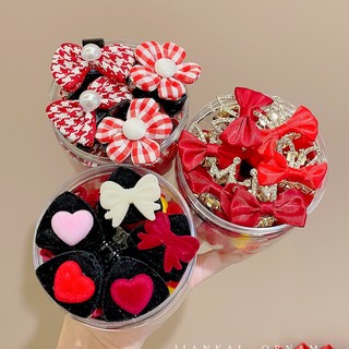 Set 2 Kẹp Tóc Nơ Dễ Thương Cho Bé Gái