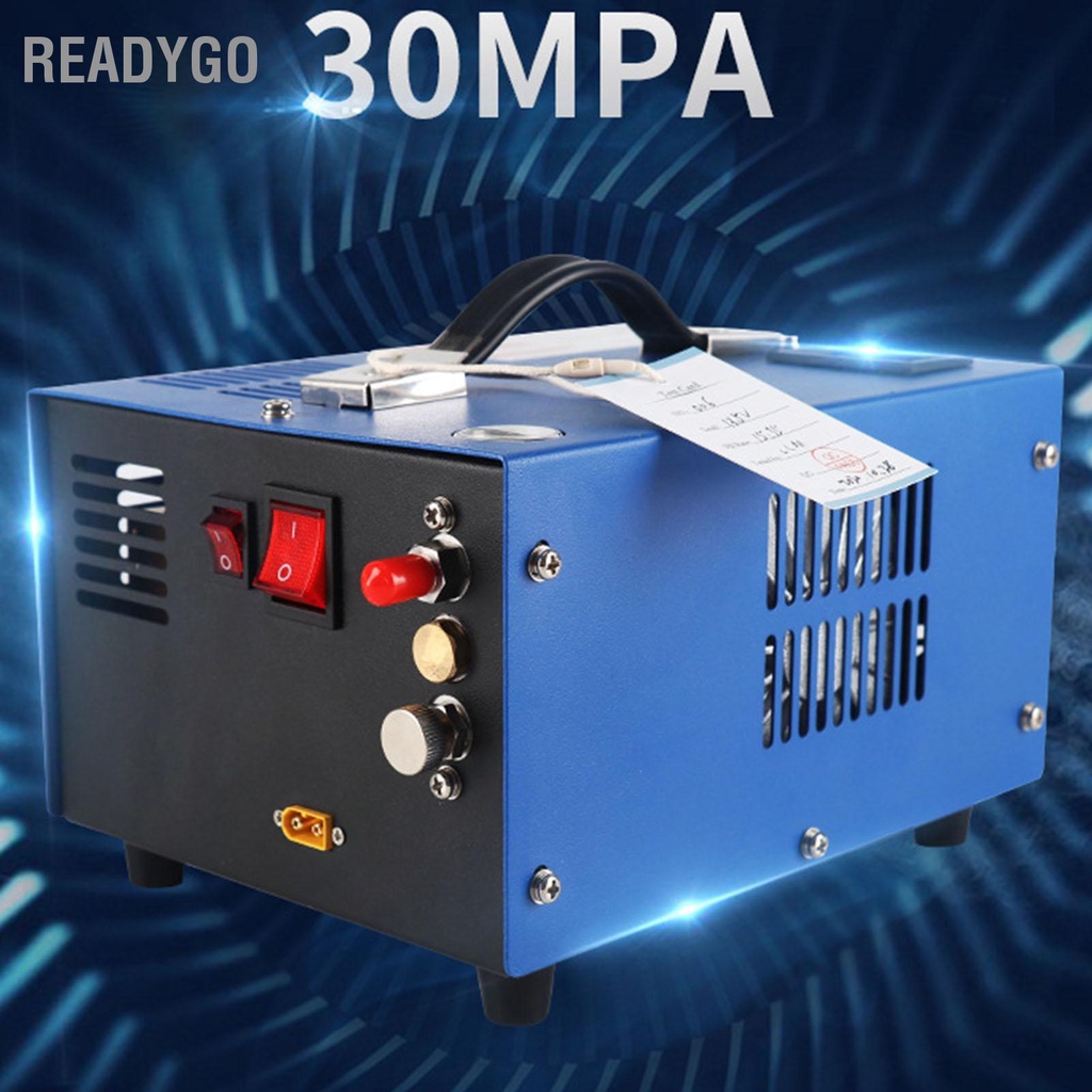 ReadyGo Máy nén khí PCP cầm tay điện áp cao tự động tắt quạt làm mát có máy biến