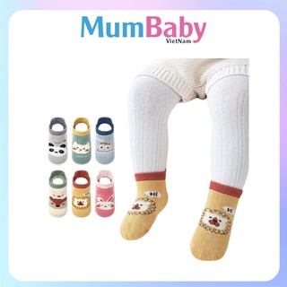 combo 5 đôi  Tất trẻ em chống trượt họa tiết hoạt hình cho bé từ 0 đến 5 tuổi MumBbay