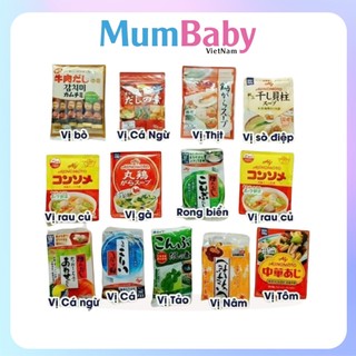 Gia vị ăn dặm cho bé Ajinomoto Topvalu nhập khẩu Nhật Bản nhiều vị ngon cho trẻ MumBaby
