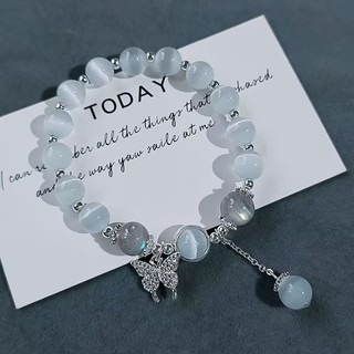 Vòng Tay Chuỗi Hạt May Mắn Vòng Tay Chuỗi Hạt Pha Lê May Mắn Vòng Đeo Tay Hình Mèo Dễ Thương Bắt Mắt Sành Điệu