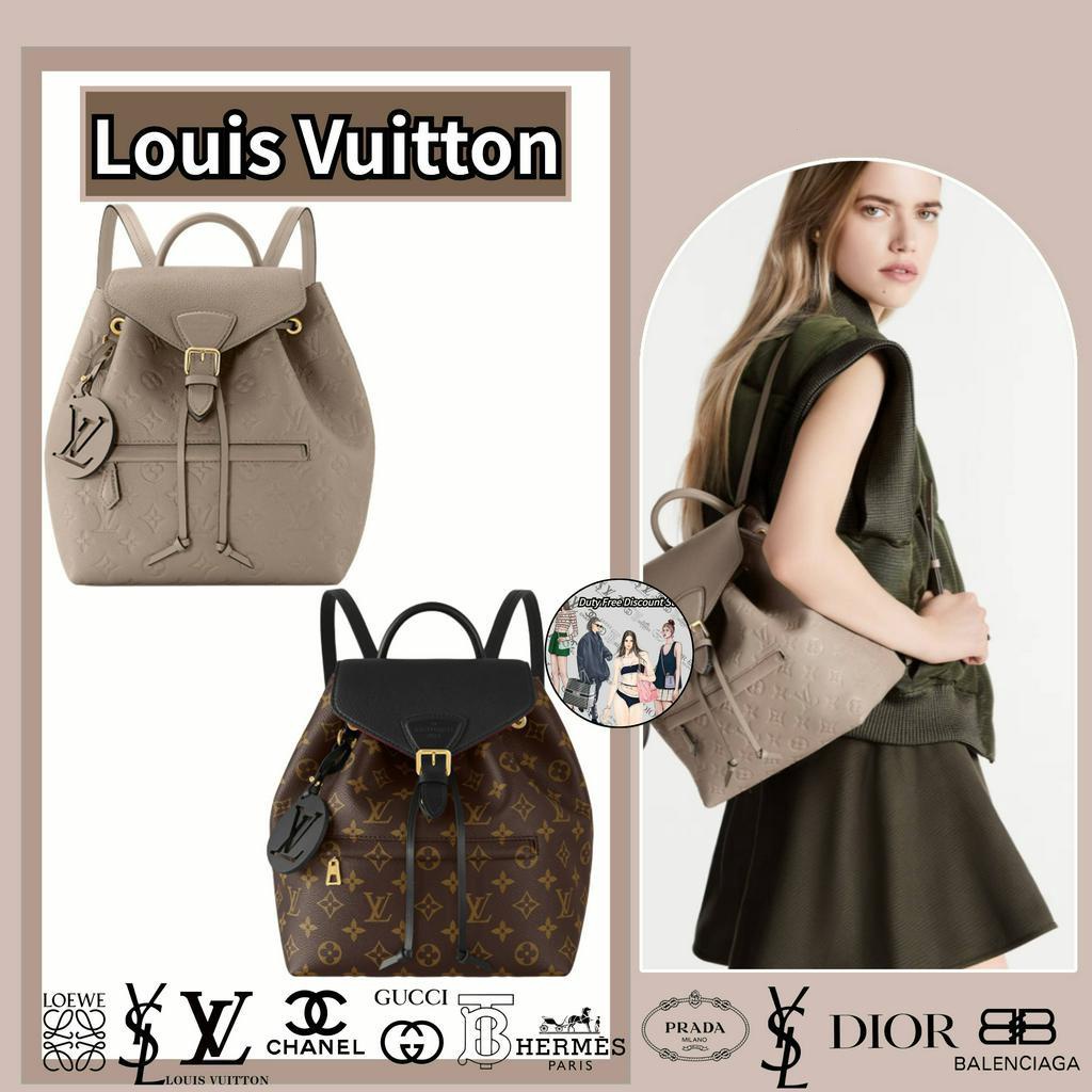 Ba Lô Louis Vuitton / LV / Montsouris BB / Túi Xách / Túi Đeo Vai / Túi Xách Chính Hãng Cho Nữ