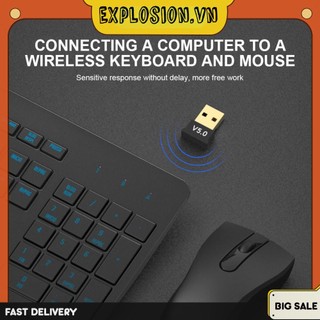 Usb Nhận Tín Hiệu Bluetooth 5.0 2.4G Cho Máy Tính
