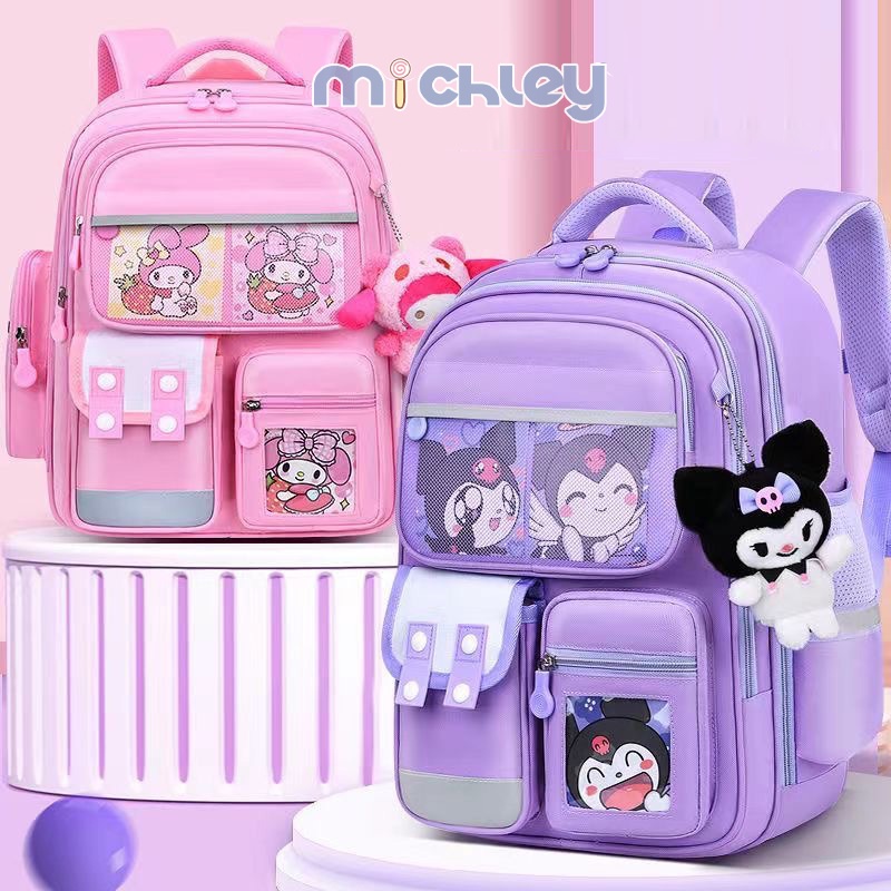 Michley Ba Lô Đi Học Chống Thấm Nước Sức Chứa Lớn Thời Trang Dành Cho Học Sinh Tiểu Học Lớp 1-3 - 6