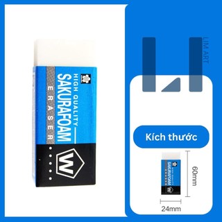 Gôm tẩy Sakura foam 4B Nhật Bản