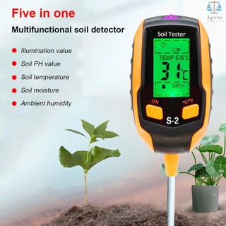 Máy Đo Độ Ẩm / Nhiệt Độ Đất 1 pH 5 Trong - in-