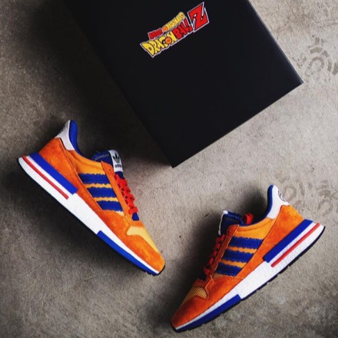 Giày chạy bộ Dragon Ball Adidas -zx500 RM boost Son Goku FFHHFF