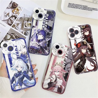 Ốp Điện Thoại Mềm Hình Game Genshin Va Chạm Beelzebul Raiden Ei Yae Miko Hu Tao Furina Cho Xiaomi 11 Lite 11T Pro POCO M3 M4 F4 X5 X3 X4 GT Pro NFC 5G Note12 5G