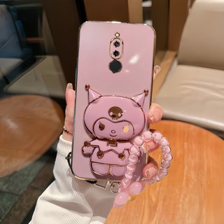 ốp lưng Redmi 8 8A Ốp Điện Thoại TPU Siêu Mỏng Mạ Điện Màu Sắc 3D Kuromi Hỗ trợ Cho Với Bracelet Redmi 8 8A